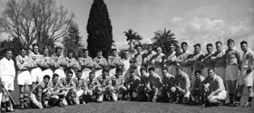 New Zealand Harlequins Rugby Club - History - 1951 Vs Barbarians Team Photo